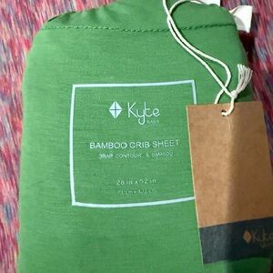Kyte BABY Bamboo Crib Sheet in Green